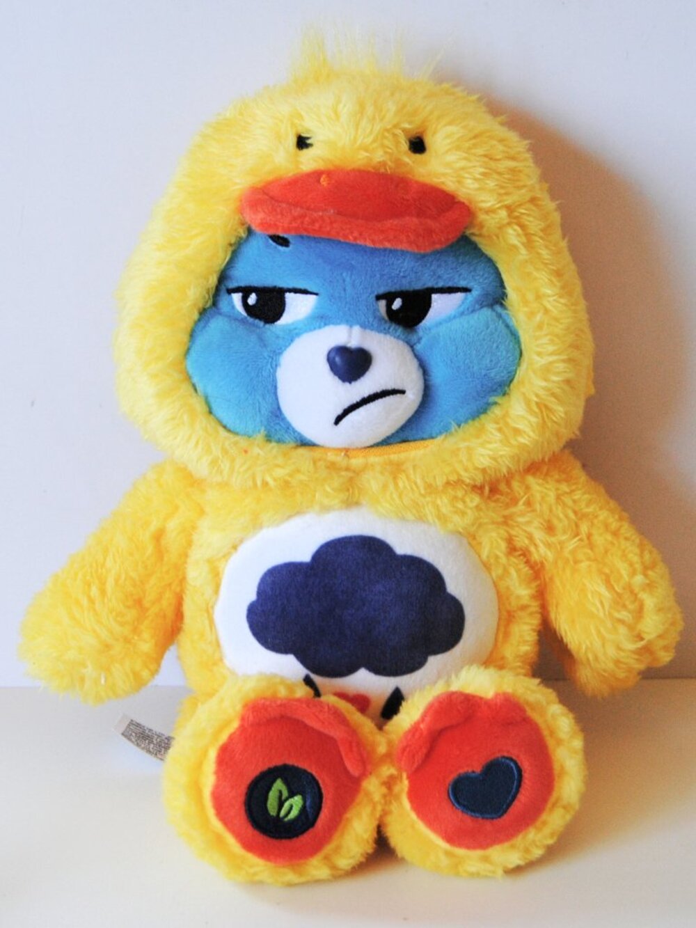 2023 Care Bears  10" Grumpy Bear Wearing Easter Duck Hoodie Basic Fun